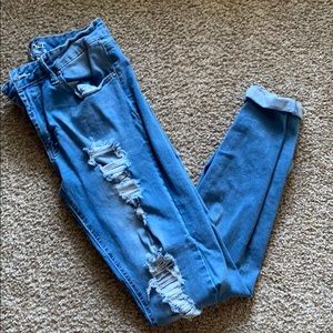 Distressed Jeans